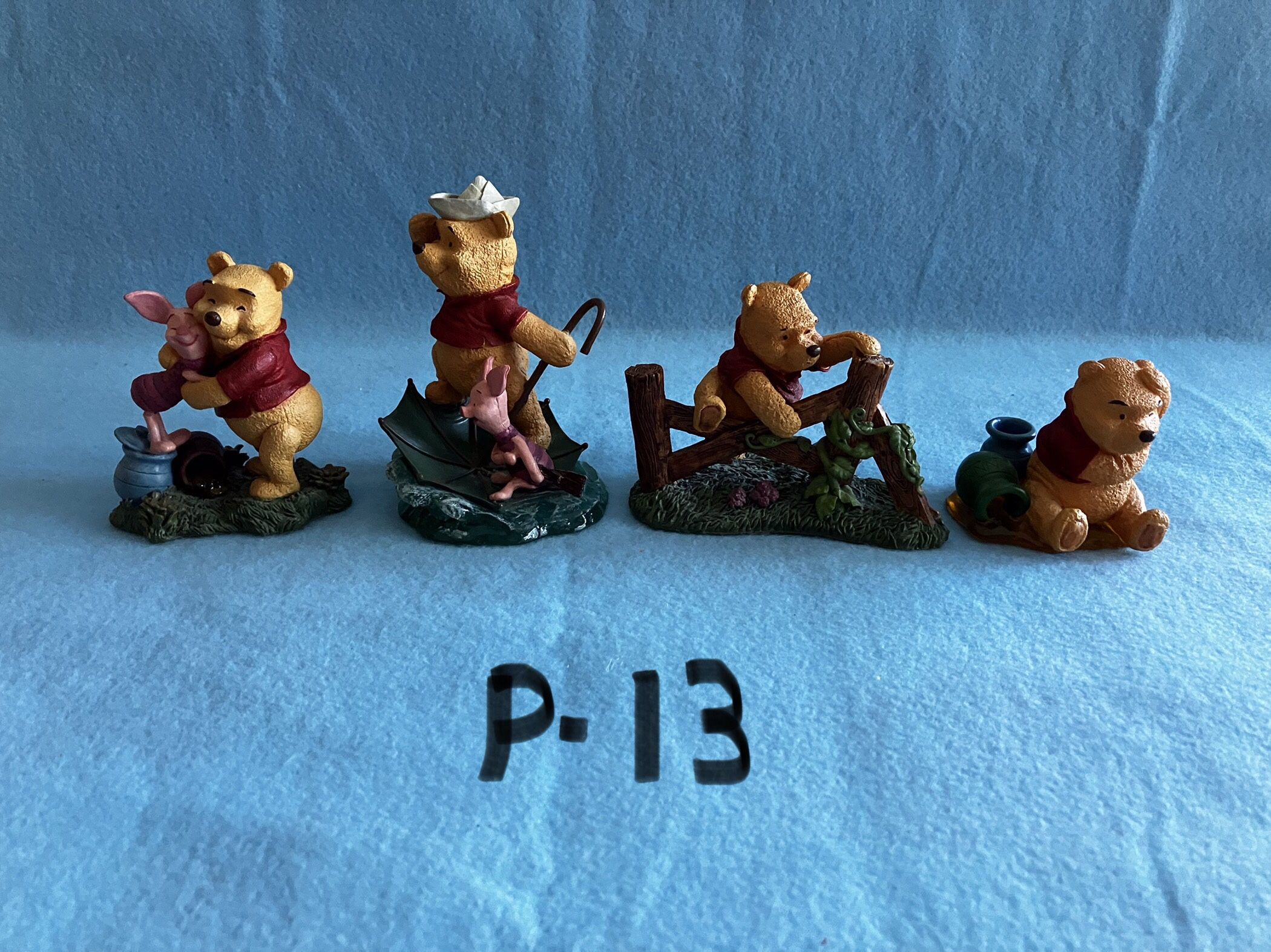 Lot Of Four Disney’s Simply Winnie Figurines. P-13.
