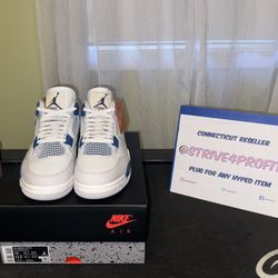 Air Jordan Retro 4 “Military Blue” - Size 12 