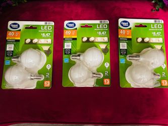 Great Value LED Globe Light Bulbs 3-Pack Bundle