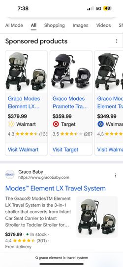 Graco Element Stroller BRAND NEW!!!