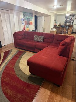 Sectional & Area Rug