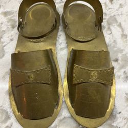 Brass Decor Shoes From Ecuador