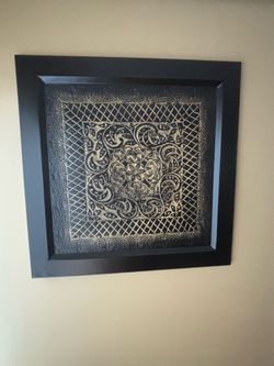 Pottery barn wall metal decor