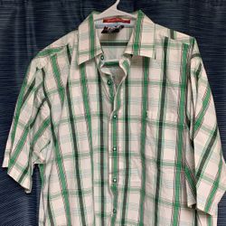 Large SOUTHPOLE Mens Collard Shirt