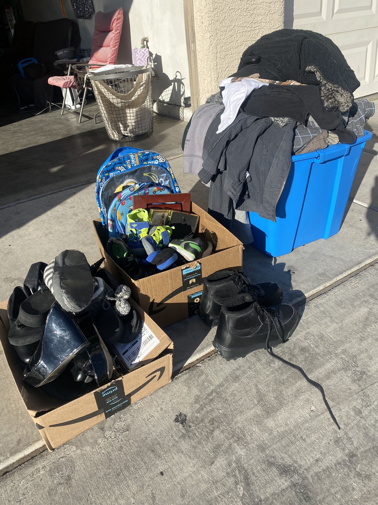 Free clothes and shoes