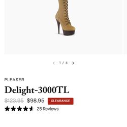 Bundle deal: 3 Pleasers Dancer Heels In Box Size 9