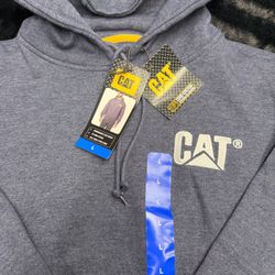 NEW High Quality Blue Caterpillar Men’s Large Blue Hoodie!  #workwear