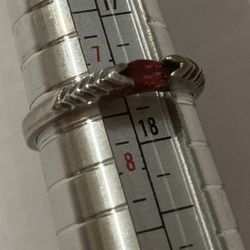 Vintage Sterling Silver Ring Size 7 1/4