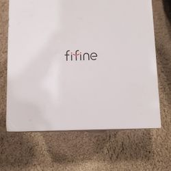 FIFINE USB Podcast Microphone for Recording. Black. Open Box Never Used