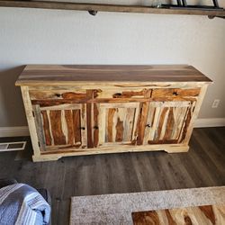 Solid Hardwood Sideboard Cabinet