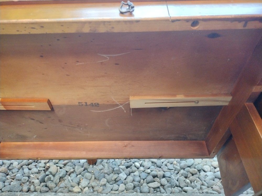 Antique Drop Down Coffee Table
