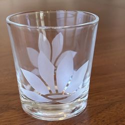 2 Cool Etched High Ball Glasses- Agave Plant? 
