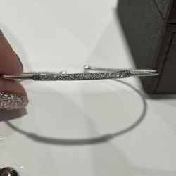 Silver Cuff Bracele 925 Italy