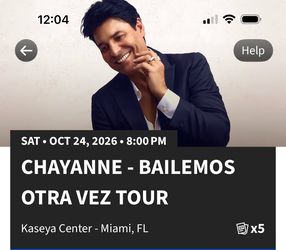 Chayanne Concert Tickets