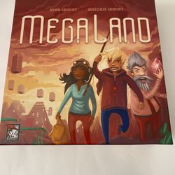 Megaland Board Game New in Box (Red Raven Games); Strategy 2-5 Players