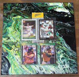 Athletics As - McGuire & Canseco Lot - Poured Art