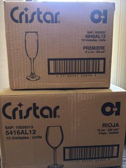 New Champagne/ Wine Glasses