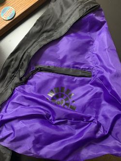 Wheel of Fortune Purple & Black Bag