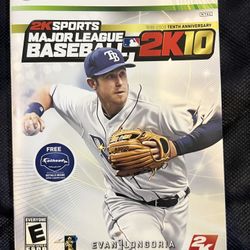 Major League Baseball 2K 10 For Xbox  360