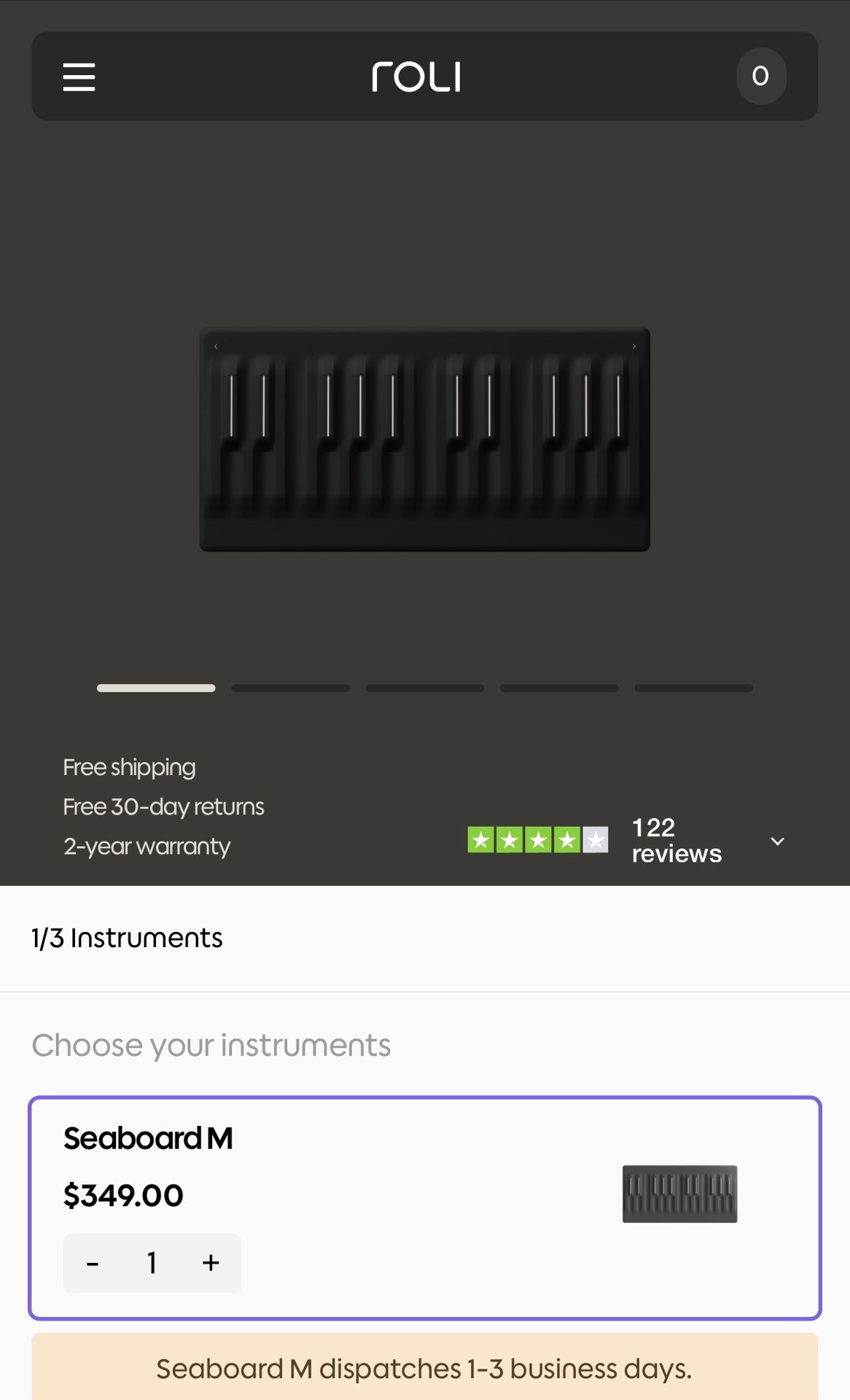 ROLI Seaboard Block - Perfect Condition