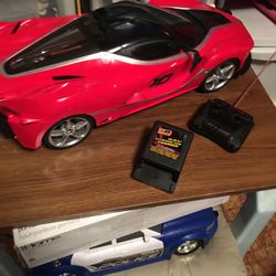 Huge Red/black R/c Car
