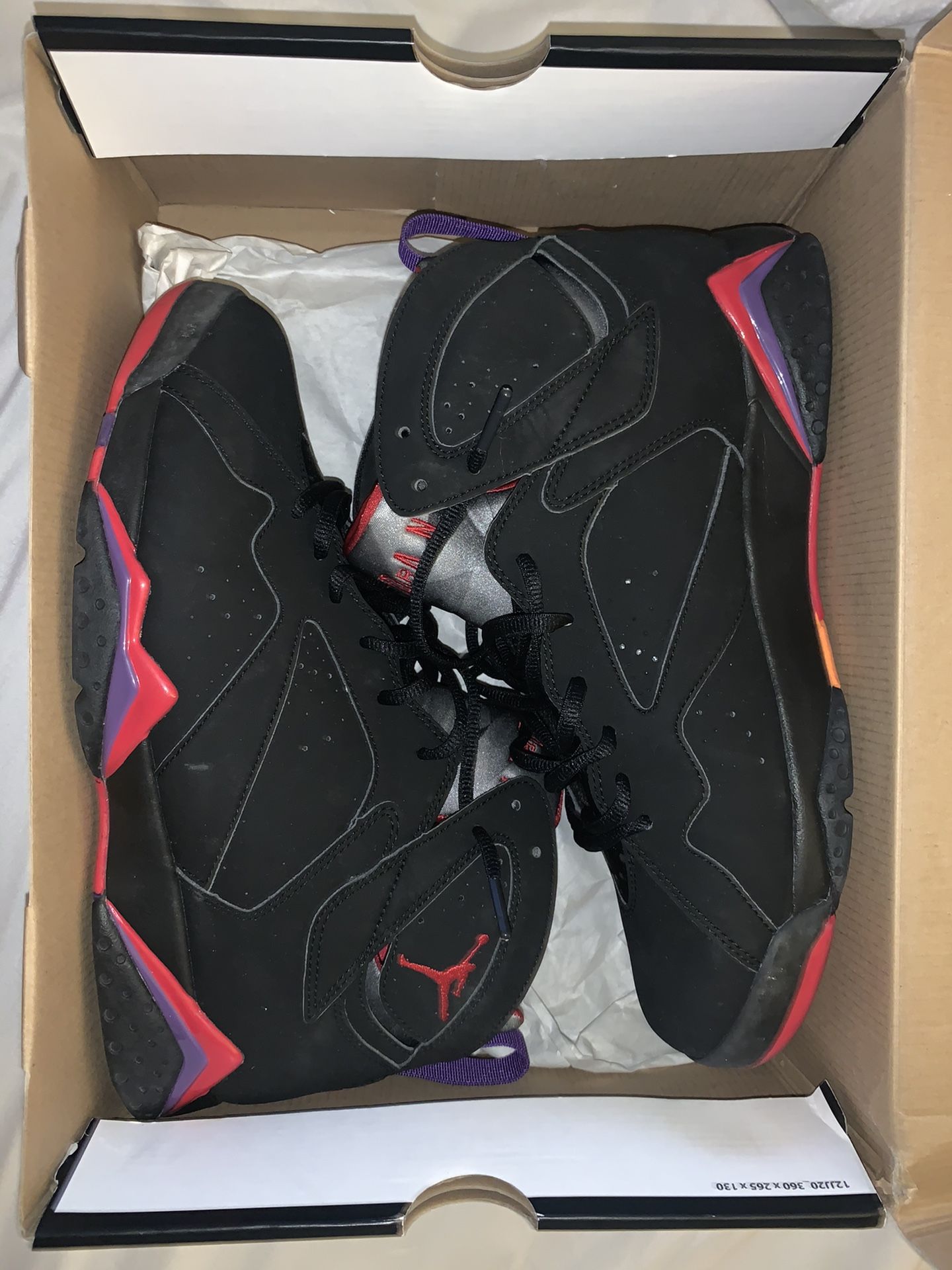 Air Jordan Retro 7 Raptors size 11.5 OG BOX
