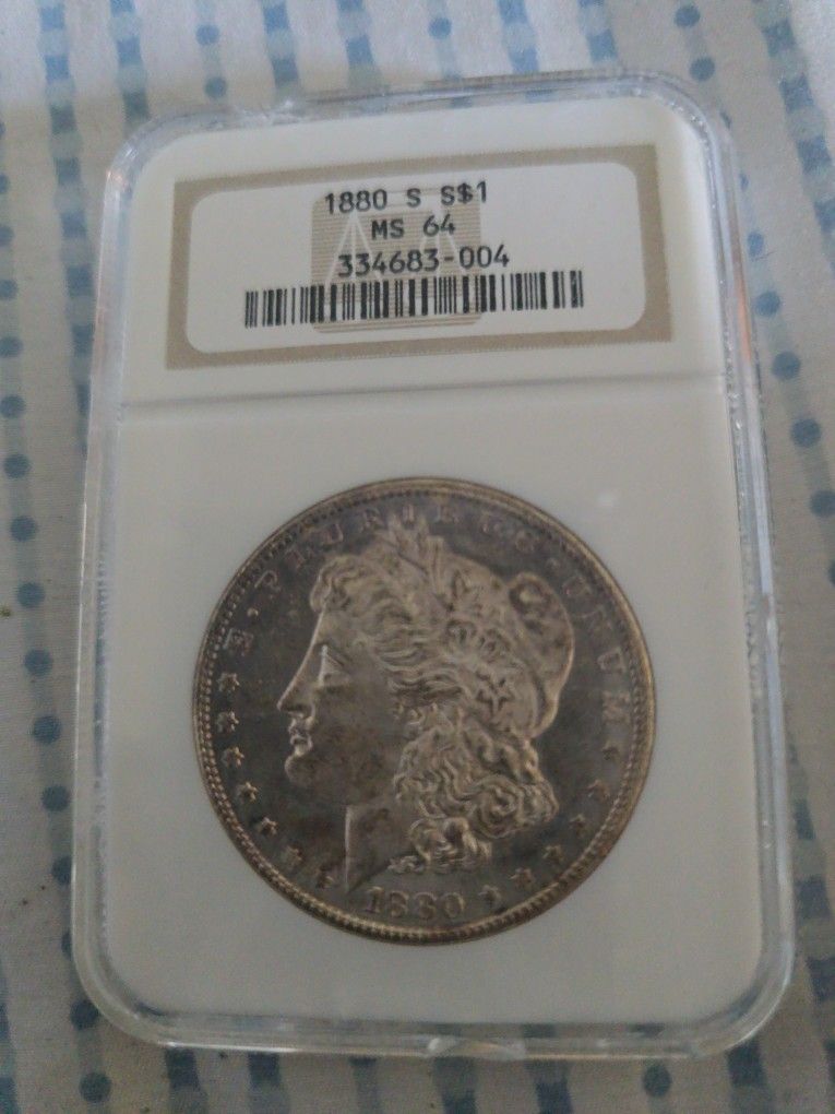 1880 S $1 MS 64 Morgan Silver Dollar