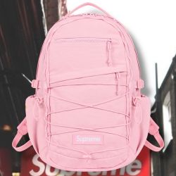 Supreme Logo Backpack Pink