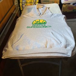 Seattle Supersonics grey hoodies