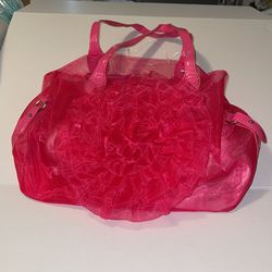 Adorable beach bag mesh material brand new