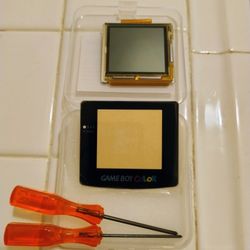 OEM Game Boy Color Screen + Glass Lens