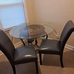Dining Room Table & 2 Chairs