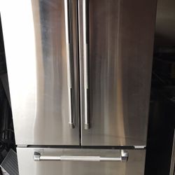 JENN-AIR  Refrigerator  36” Stainless Steel  3 Door  