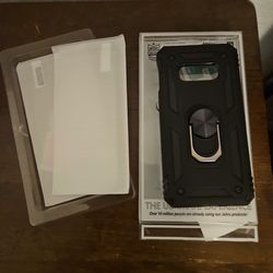 Galaxy S10E phone case + 2 screen covers