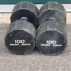 Iron Grip Dumbbells-100lbs Cash or Zelle 