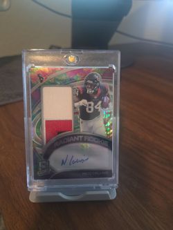 Nico Collins Spectra Radiant Rookie Auto Patch Card