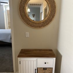 Cabinet And Mirror