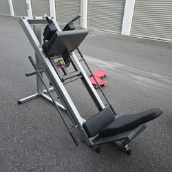 Weight Leg Press Hack Squat Calf Press 