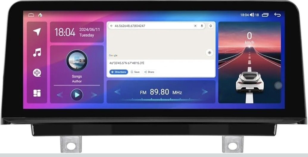 Car Stereo Retrofit for BMW F30 F31 F32 F33 F34 F35 F20 F21 F22 (2012-2017) – NBT CIC Head Unit with Wired & Wireless CarPlay Android Auto, 320i 328i
