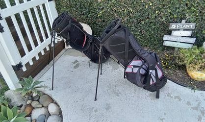 (2) Tour X Like New Stand Golf Bags