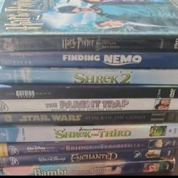 Brand New Lots Of Disney Children DVD'S And Other Movies Only Watch 1 Time .