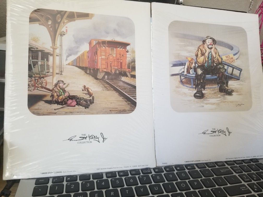 The Emmett Kelly collection pictures.