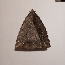 Collectable Silver Christmas Dish