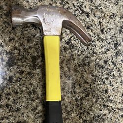 16 oz Fiber Glass Claw Hammer Heavy Duty Construction Shock Resistant Rubberized