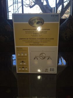 Hampton Bay 2 Light Vanity Fixture