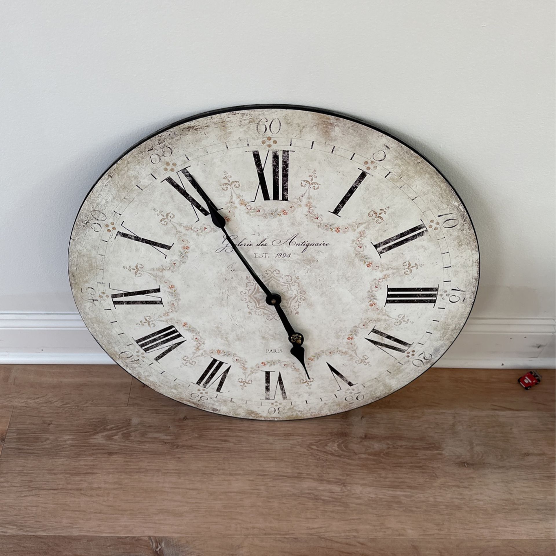 French Wall Clock Available 
