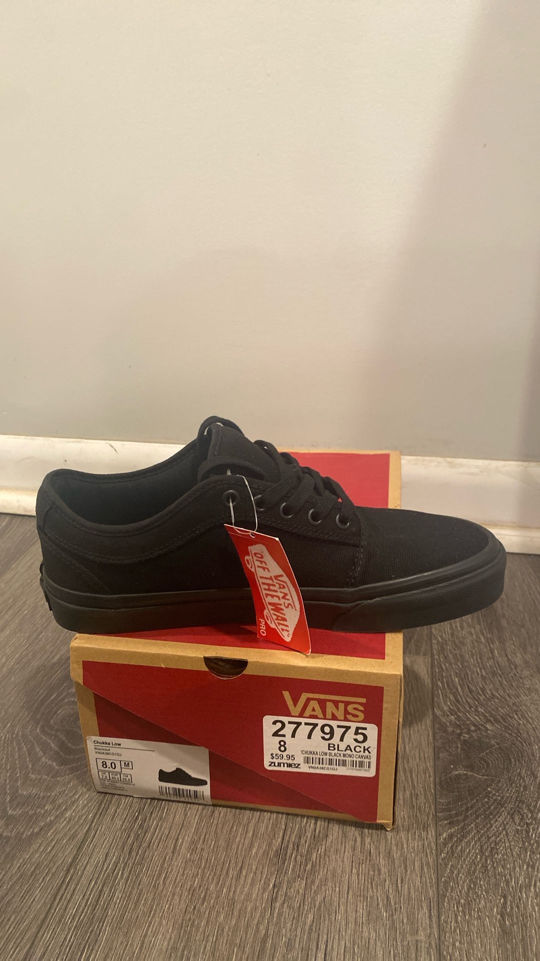 Vans Chukka Low Blackout *BRAND NEW*