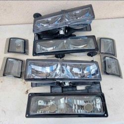 94-98 Chevy Gmc CK Obs Tahoe Suburban
Headlights Luces Micas Calaveras Faros Faroles Focos Chevrolet Headlights Luces Micas Calaveras Faros Faroles 