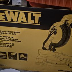 DeWalt 10" Single Bevel Compound Miter Saw