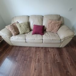 2 Levitz Brand Leather Sofas